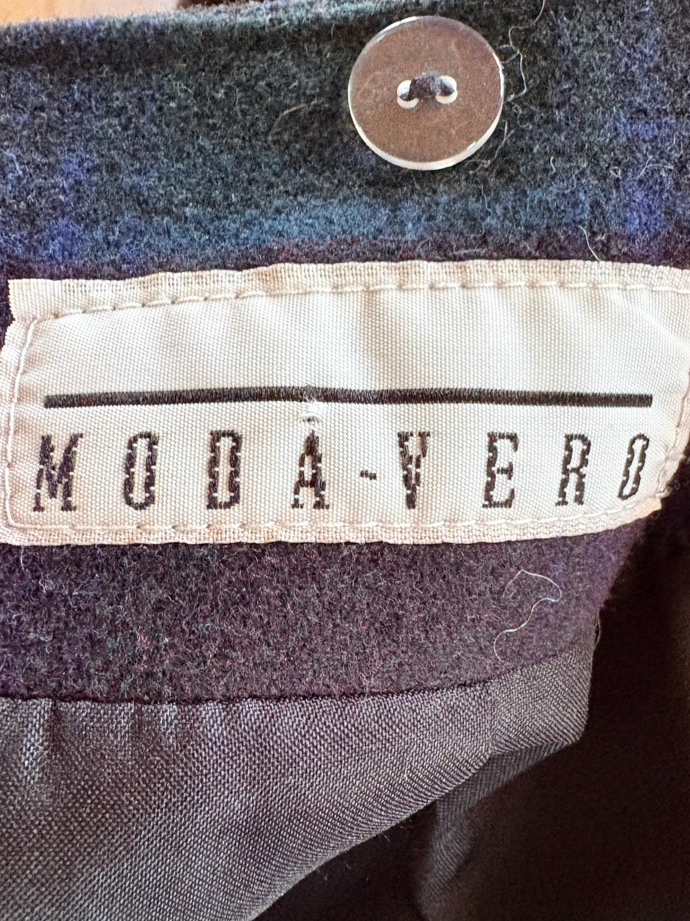 Vero Moda Wool-Blend Jacket with Removable Collar - Picture 7 of 13